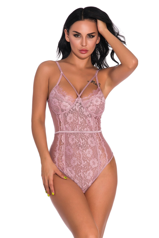 Caged Lace teddy